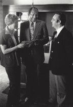 Betty Sandford and LA Mayor Tom Bradley